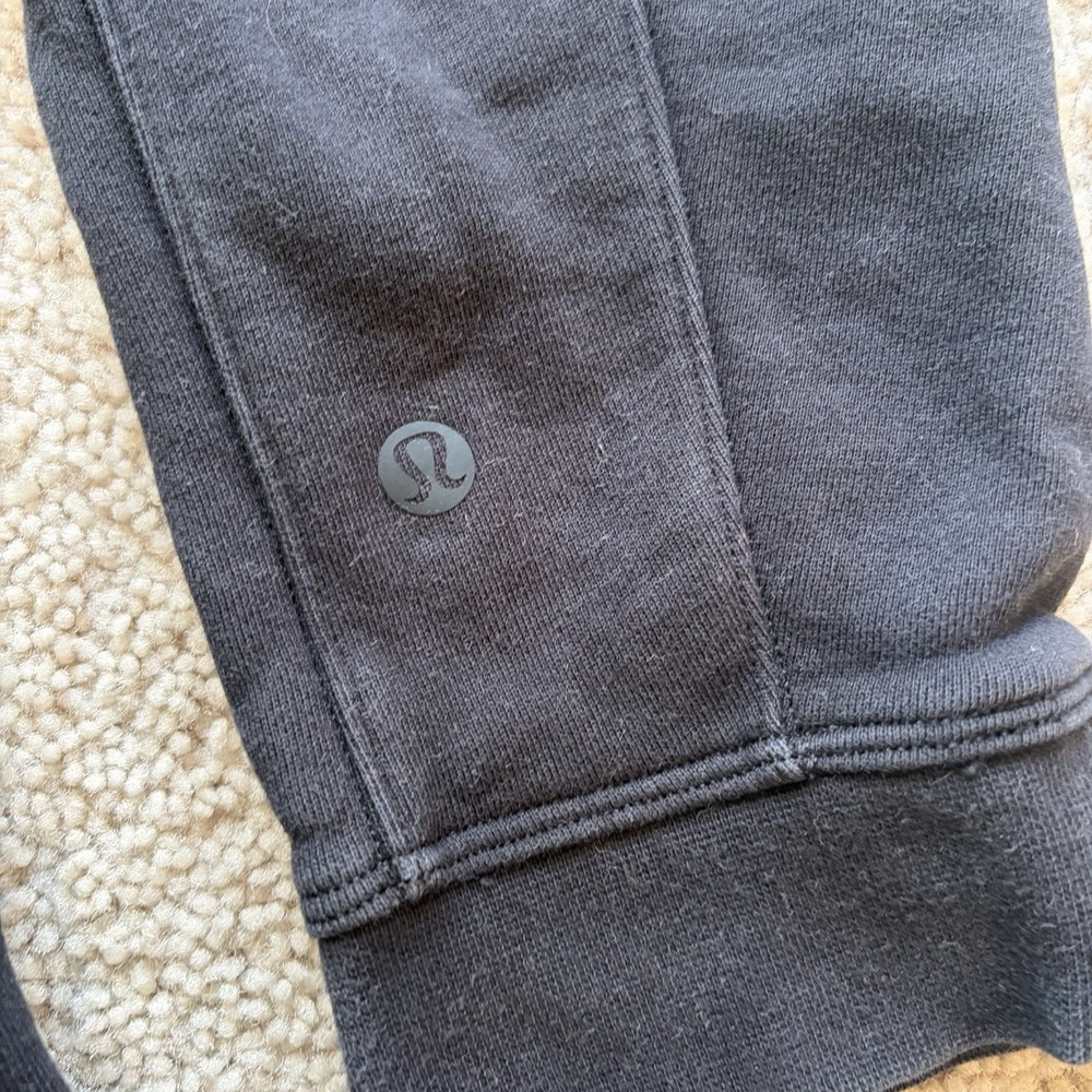 Lululemon French Terry Oversized Pullover Hoodie Men's Large M3DFCS Black - Picture 2 of 9